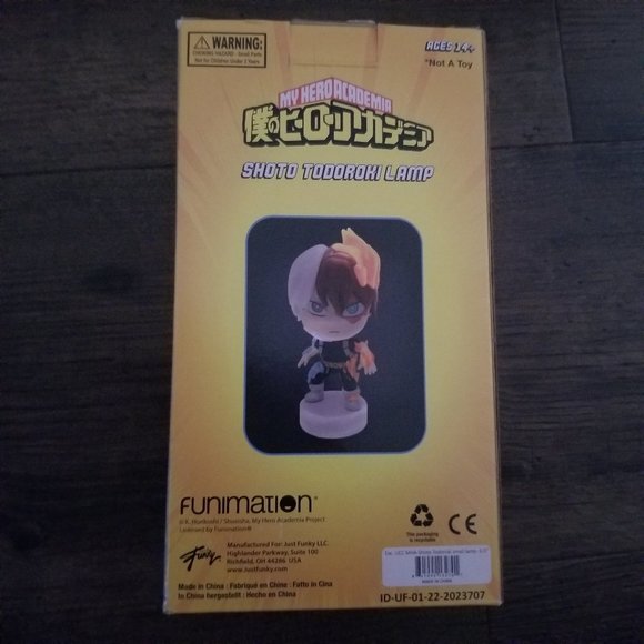 MHA My Hero Academia Shoto Todoroki Lamp - Picture 3 of 14